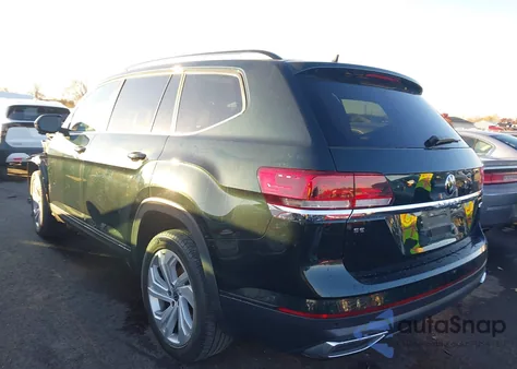 2021 Volkswagen Atlas 2.0T Se W/Technology from USA, damaged, VIN 1V2HP2CA7MC608339